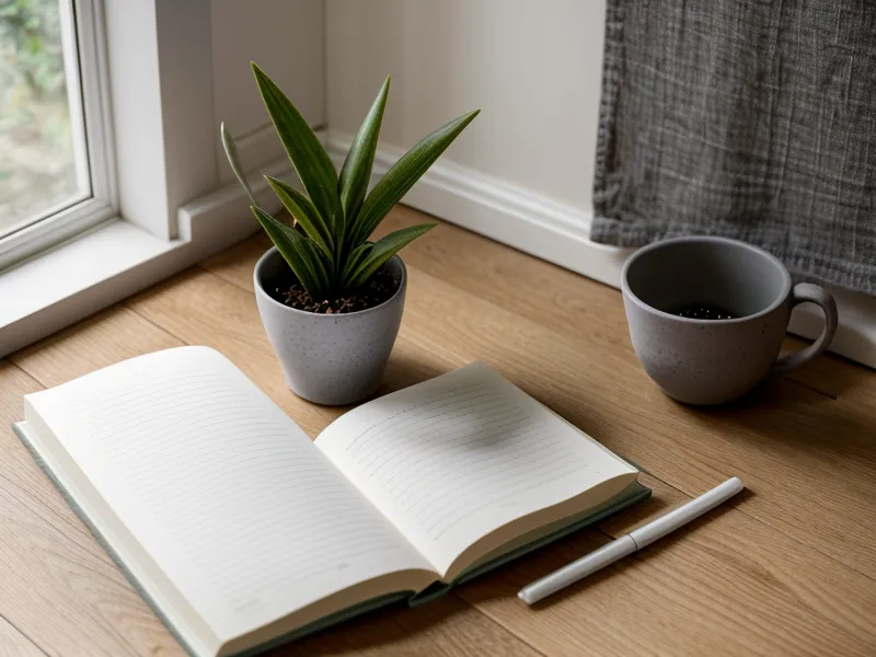 Offenes Notizbuch mit handschriftlichen Notizen – Journaling als Teil der Channeling-Kurs-Erfahrungen