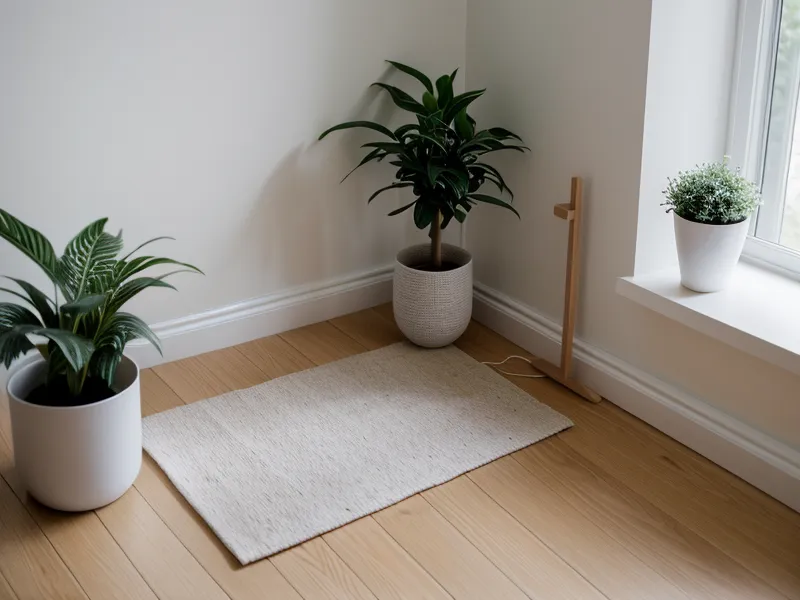 Designer-Arbeitsplatz mit Tablet und kleiner Drachenfigur als Symbol für Meditations-Erfahrungen und Grenzziehung im UX-Design-Alltag