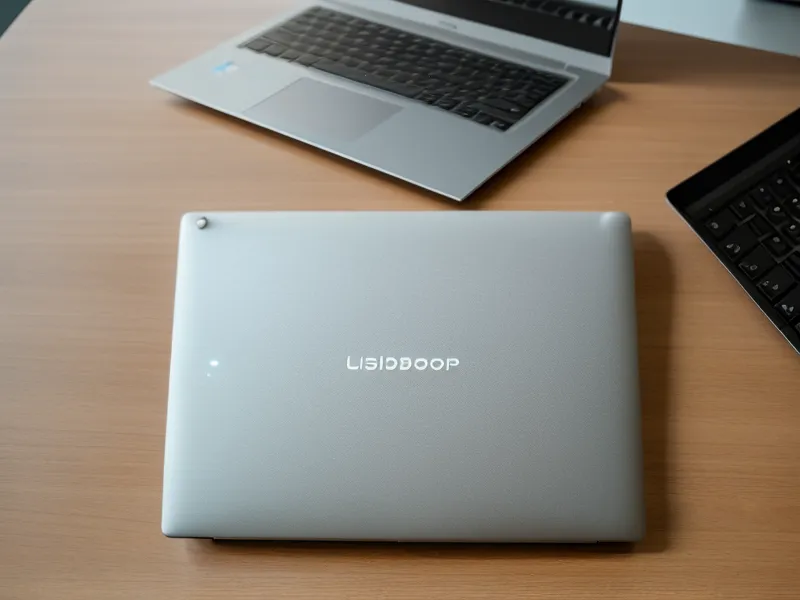 Laptop mit Figma-Entwurf neben einem Kristall auf dem Schreibtisch – Symbol für Channeling im UX-Design-Prozess