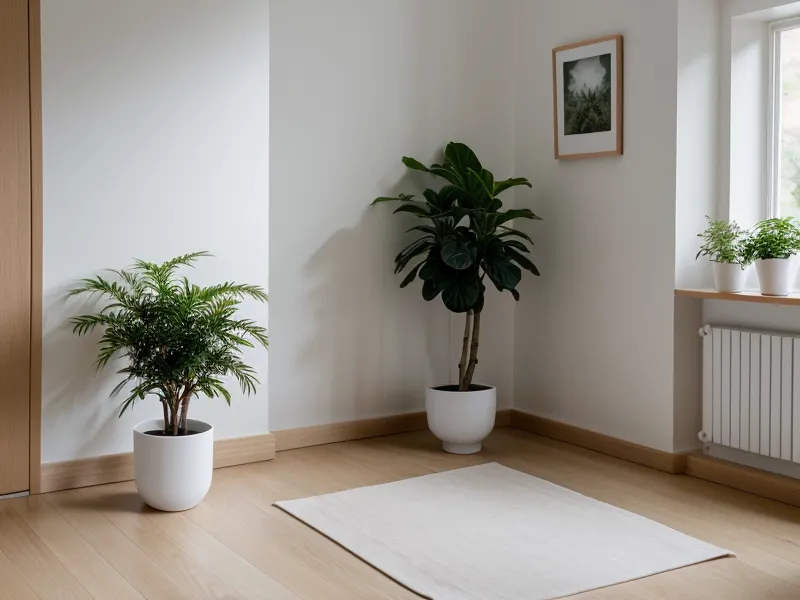 Notizbuch für die Meditationsroutine auf dem Parkettboden einer Altbauwohnung, Alltag einer UX-Designerin nach dem Burnout