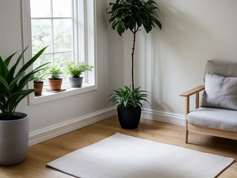 Channeling-Erfahrung und Meditation in Düsseldorf: Nahaufnahme eines Schreibtisches mit Tee und spirituellen Accessoires im Abendlicht